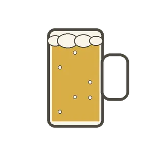 Craft beer, animated illustration