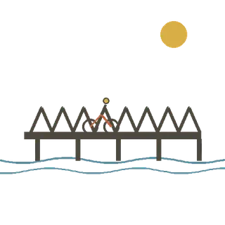 Walking Bridge, animated illustration