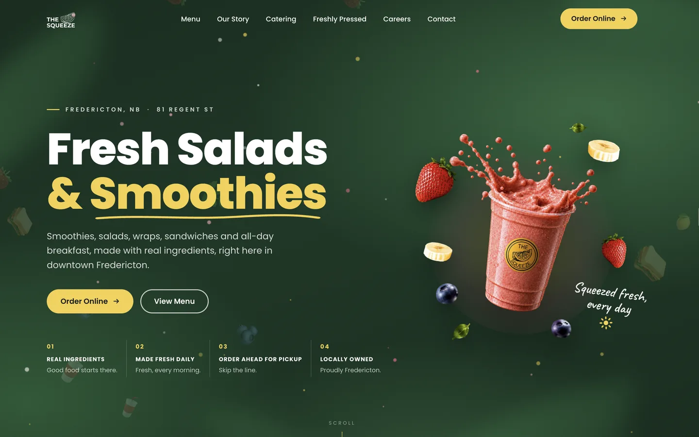 The The Squeeze website